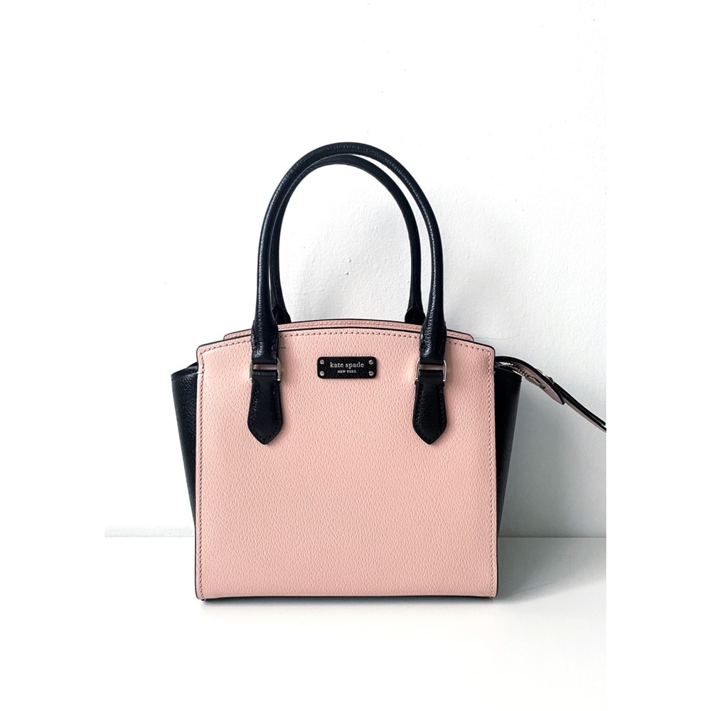 Kate Spade Pink & Black Jeanne Small Satchell